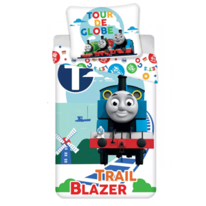 Thomas Duvet Cover & Pillow Case Trail Kids Thomas & Friends Duvet Set 100% Cotton 140 x 200 cm