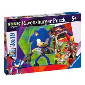 Sonic Prime 3x 49 Piece Jigsaw Puzzle