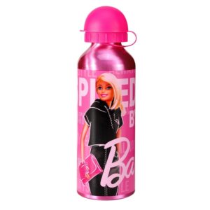 Barbie Water Bottle Girls Barbie Aluminium Water Bottle 520ml Pink