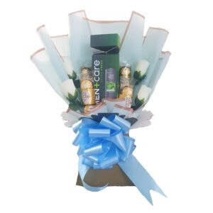 Ferrero Rocher Chocolate Bouquet With Men's Dove Men + Care Gift Set Father's Day Gift, Men's Gift