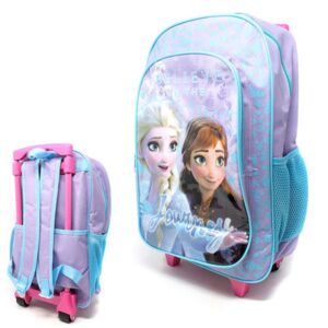 Frozen Trolley Backpack Girls Disney Frozen Travel Trolley Bag With Wheels Believe