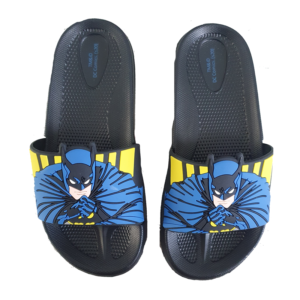 Batman Slider Sandal Boys DC Batman Sandal Size UK 7.5-1 Black