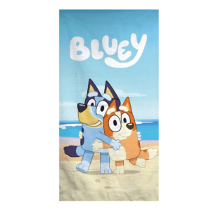 Bluey Towel Kids Bluey Beach Towel Size 70 x 140 cm Blue