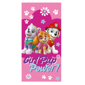 Paw Patrol Towel Girls Paw Patrol Power Beach Towel Size 70 x 140 cm Pink