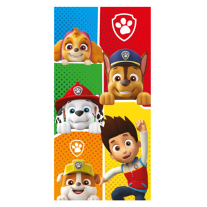 Paw Patrol Towel Paw Patrol Colour Beach Towel Size 70 x 140 cm