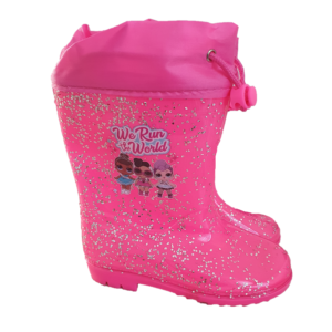 LOL Wellington Boots Girls LOL Rain Boots Pink Size UK 5-13