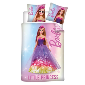 Barbie Duvet Cover & Pillow Case Set Barbie Little Princess Cot Size 100 x 135 cm 100% Cotton Duvet Set