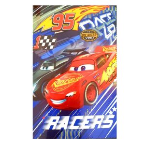 Cars Blanket Kids Disney Lightning McQueen Fleece Blanket Racers Size 100 x 150 cm