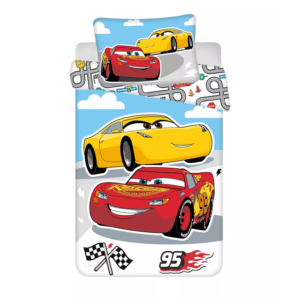 Cars Duvet Cover & Pillow Case Set Disney Cars For Cot/Cot Bed 100 x 135 cm 100% Cotton Road