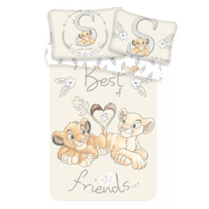 Lion King Duvet Cover & Pillow Case Set Disney Lion King Bedding Set 100% Cotton For Cot/Cot Bed 100 x 135 cm