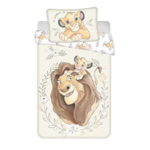 Lion King Duvet Cover & Pillow Case Set Simba Disney Lion King Bedding Set 100% Cotton For Cot/Cot Bed 100 x 135 cm