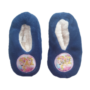 Princess Slippers Girls Disney Princess Slippers With Anti-Slip Sole Size UK 7.5-13 Navy