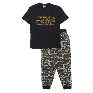 Star Wars Pyjamas Men's Star Wars Pyjamas Set Cotton Size S-XL Black