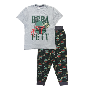 Star Wars Pyjamas Men's Star Wars Pyjamas Set Cotton Size S-XL Boba