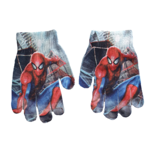 Spiderman Gloves Boys Spider-Man Gloves Age 4-8 Years Grey