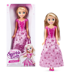 Sparkle Girlz Princess Doll 18'' Tall Princess Doll Pink