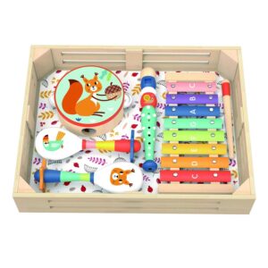 Wooden Musical Instrument Set - Forest