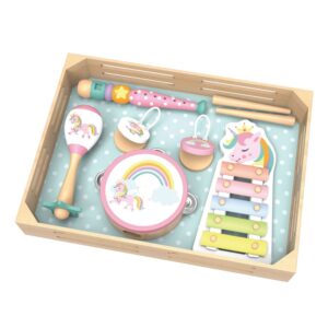 Wooden Musical Instrument Set - Unicorn