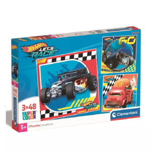 Hot Wheels Puzzle Kids Hot Wheels Puzzle In Box 3 x 48 Pieces Each Puzzle