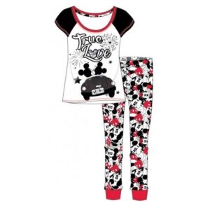Minnie Mouse Pyjamas True Love Women's Disney Minnie Mouse Cotton Pyjamas Size 8-22