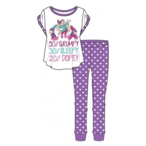 Snow White Pyjamas 100% Grumpy Women's Disney Snow White Cotton Pyjamas Size 8-22