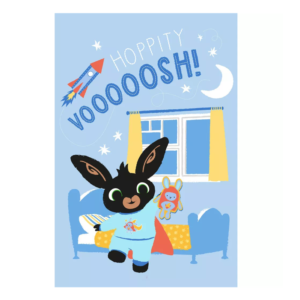 Bing Blanket Kids Fleece Bing Hoppity Blanket 100 x 150 cm Blue