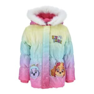 Paw Patrol Jacket Girls Winter Paw Patrol Coat With Hood Age 3-6 Years