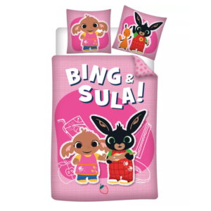 Bing Duvet Cover & Pillow Case Set For Cot/Cot Bed Bing Sula Cover Set 100 x 135 cm 100% Cotton