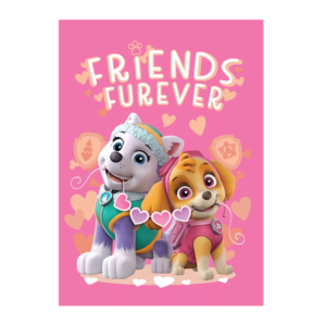Paw Patrol Blanket Girls Paw Patrol Fleece Blanket Friends Furever Size 100 x 140 cm