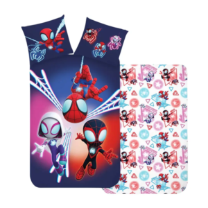 Spiderman Spidey Duvet Cover & Pillow Case Set Kids Spidey Cot/Cot Bedding 100 x 135 cm 100% Cotton