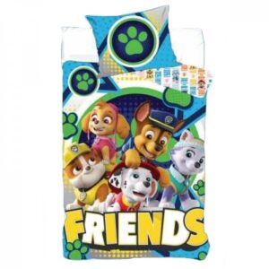 Paw Patrol Duvet Cover & Pillow Case For Cot/Cot Bed Paw Patrol Duvet Cover Set 100% Cotton Friends