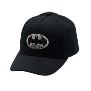 Batman Cap Men's Batman Baseball Cap Black 100% Cotton