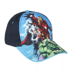 Avengers Baseball Cap Boys Marvel Avengers Cap Black 4-7 Years