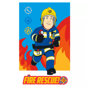 Fireman Sam Towel 100% Cotton Fireman Sam Hand Face Towel