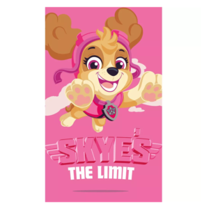 Paw Patrol Towel 100% Cotton Paw Patrol Skye The Limit Hand Face Towel