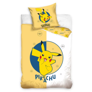 Pokemon Duvet Cover & Pillow Case Single Kids Pokemon Split Duvet Set 100% Cotton Size 140 x 200 cm