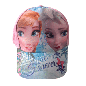 Frozen Baseball Cap Girls Disney Frozen Cap Age 3-8 Years White & Pink