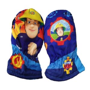 Fireman Sam Glove Mitten Boys Fireman Sam Winter Ski Gloves Mittens