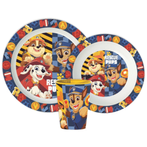 Paw Patrol Dinner Set Kids Paw Patrol 3 Piece Microwavable Dinner Set