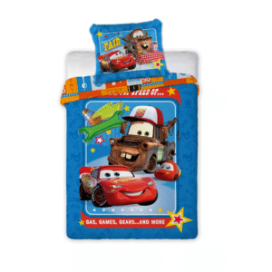 Cars Duvet Cover & Pillow Case Set 100 % Cotton Disney Cars Fair Bedding Cover Set For Cot/Cot Bed 100 x 135 cm