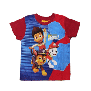 Paw Patrol T-shirt Kids Paw Patrol Short Sleeve Top Age 2-6 Years