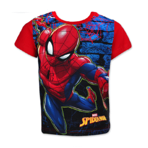 Spiderman T-shirt Boys Marvel Spider-Man Short Sleeve T-shirt Age 3-8 Years