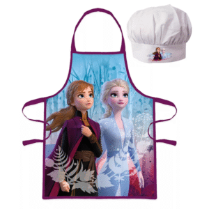 FrozenApron & Chef Hat Set Girls Disney Frozen Chef Set Whispers Age 3-8 Years