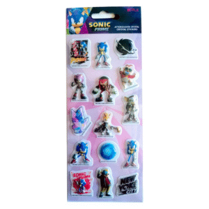 Sonic Stickers Sonic The Hedgehog Prime Bubble Stickers